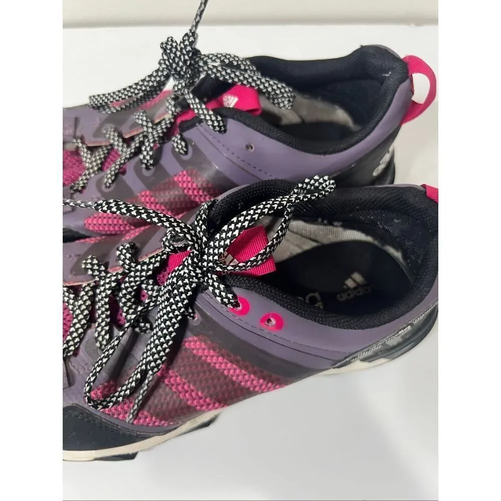 Adidas Kanadia tr7 trail running sneakers pink purple black US 8 women’s